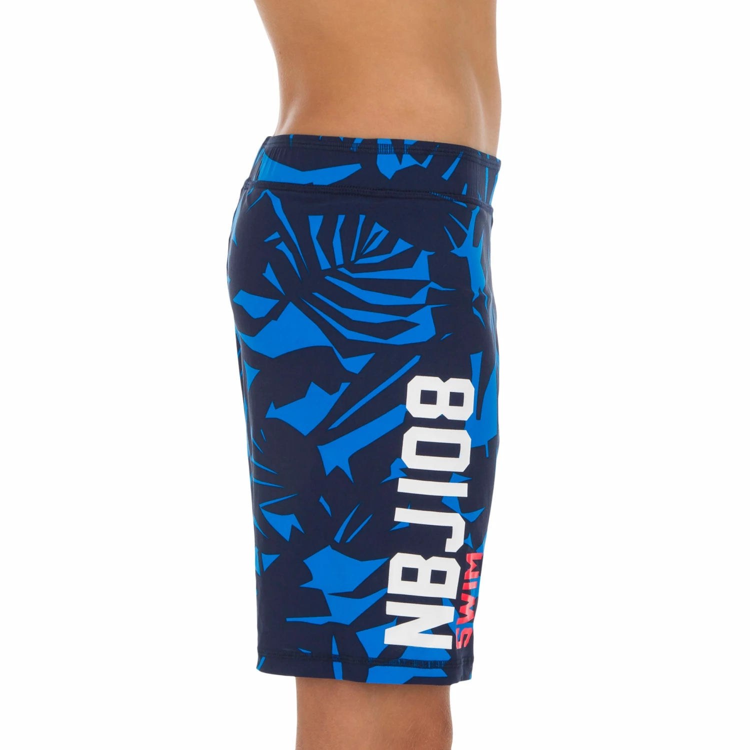 NABAIJI NBJI 100 BOY’S LONG SWIM SHORTS Navy blue 4 NABAIJI NBJI 100 BOY’S LONG SWIM SHORTS Navy blue - Image 4