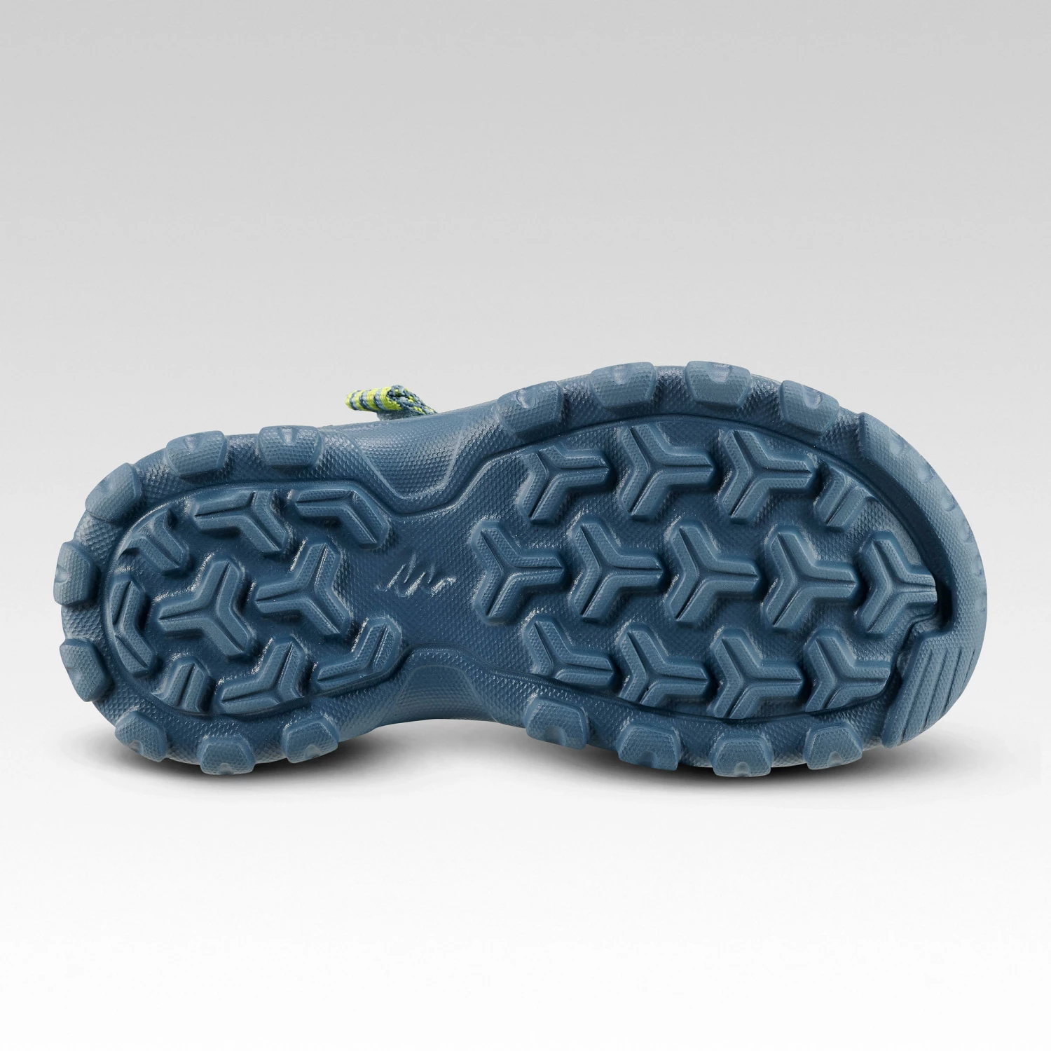 QUECHUA Hiking sandals MH100 KID blue and yellow Lime yellow/Blue grey 3 QUECHUA Hiking sandals MH100 KID blue and yellow Lime yellow/Blue grey - Image 3