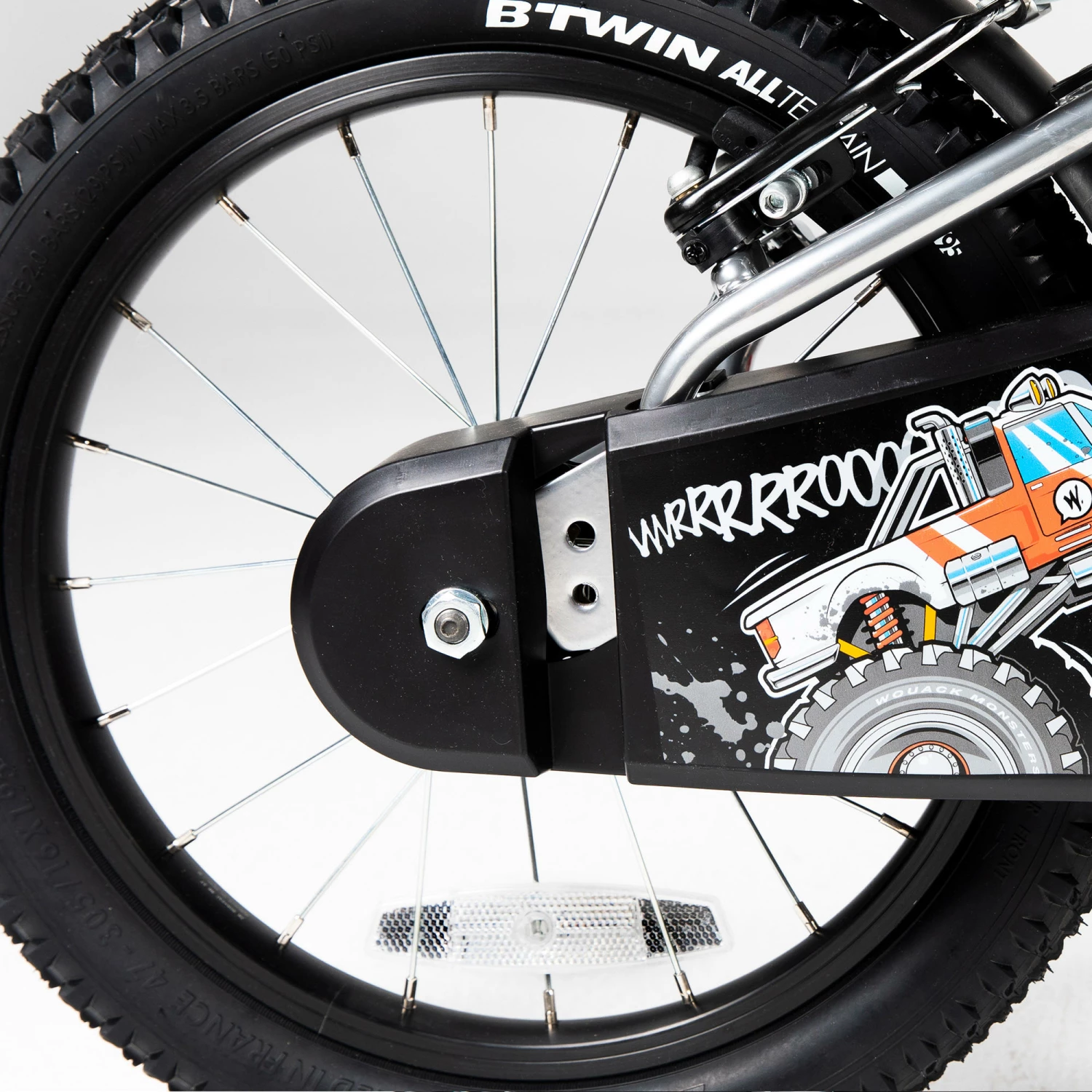 BTWIN 16" Monstertruck Khaki beige/RED 8 BTWIN 16" Monstertruck Khaki beige/RED - Image 8