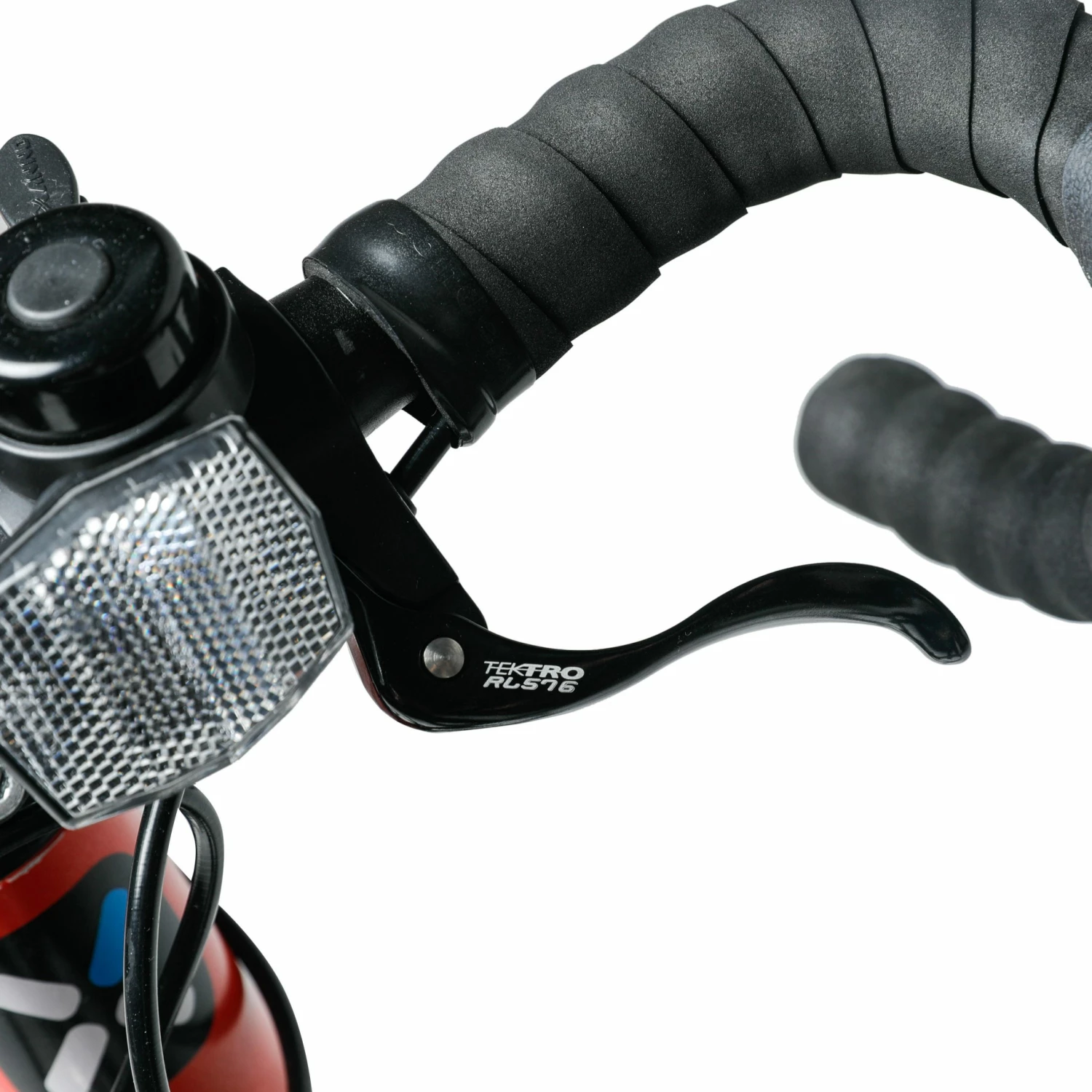 BTWIN 26" Junior Kids' Road Bike Bright red/BLACK 5 BTWIN 26" Junior Kids' Road Bike Bright red/BLACK - Image 5