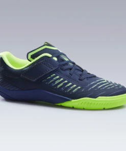 KIPSTA Kids' Futsal Shoes Ginka 500 Navy blue/Midnight indigo/Fluo lime yellow 17 KIPSTA Kids' Futsal Shoes Ginka 500 Navy blue/Midnight indigo/Fluo lime yellow -Artengo Kids Online Store k90aca939b90628aa6644bb638862984a