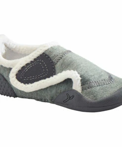 DOMYOS 550 Baby Light Lined Bootees Lunar grey/Snow white