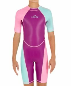 NABAIJI Kloupi Girls' Swim Shorty PURPLE/Aqua