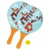 ARTENGO Beach Tennis Bat Set Woody Sand BLUE