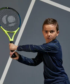 ARTENGO Boys' Thermal T-Shirt Navy blue -Artengo Kids Online Store k954e6cca1f720394212dfdae3e745c44