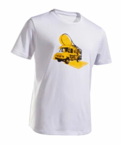 ARTENGO Kids' T-Shirt TTS100 Ace BLACK -Artengo Kids Online Store k9562dec6e3382264ee33127c68970415