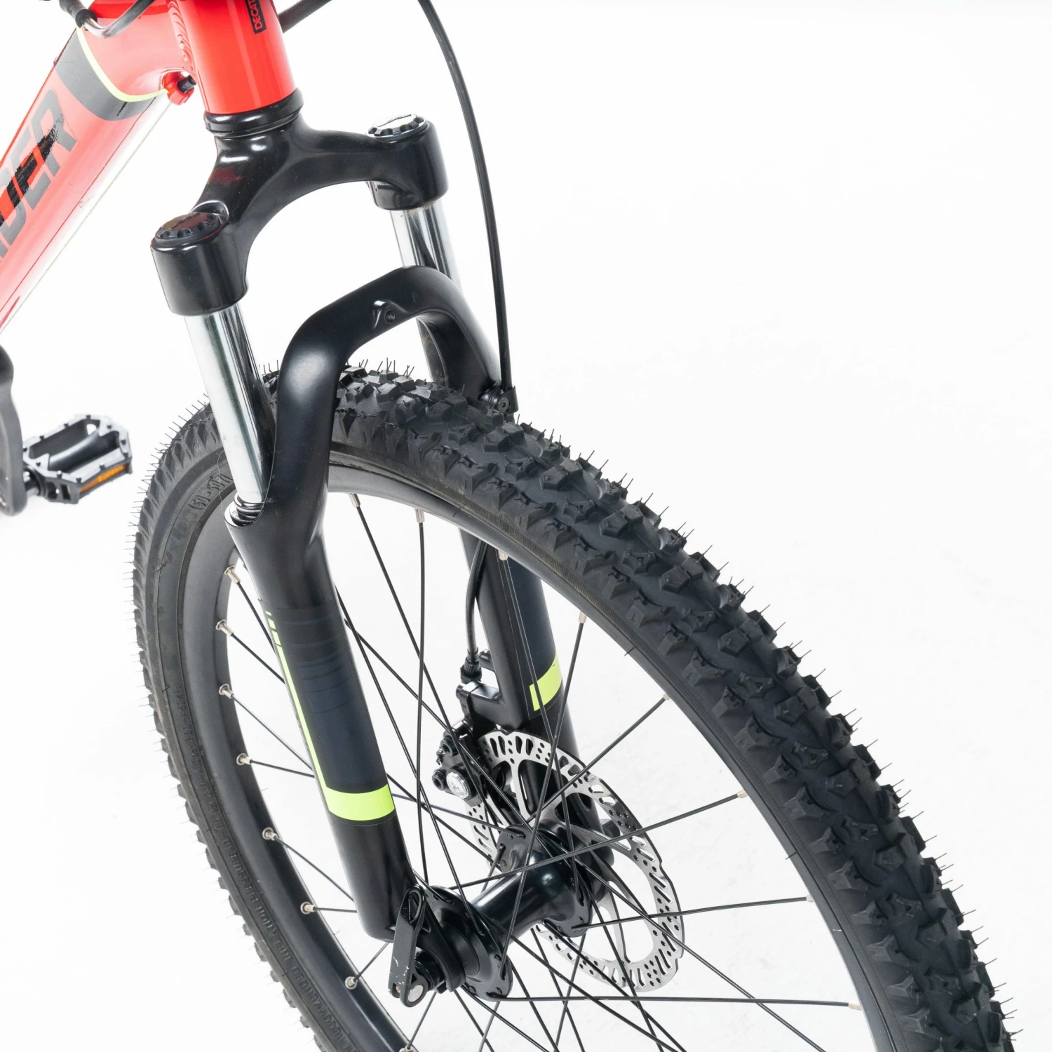 BTWIN 24" ST 900 Kid MTB Aluminium Bright red/BLACK/Fluo lime yellow 18 BTWIN 24" ST 900 Kid MTB Aluminium Bright red/BLACK/Fluo lime yellow - Image 18