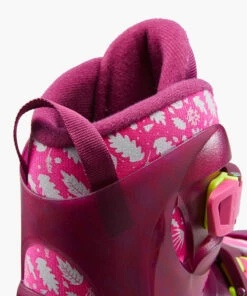 OXELO Play 5 Kids' Inline Skates (3 Adjustable Sizes) Magenta -Artengo Kids Online Store k984fdd4500d4164dff20434461d995ef