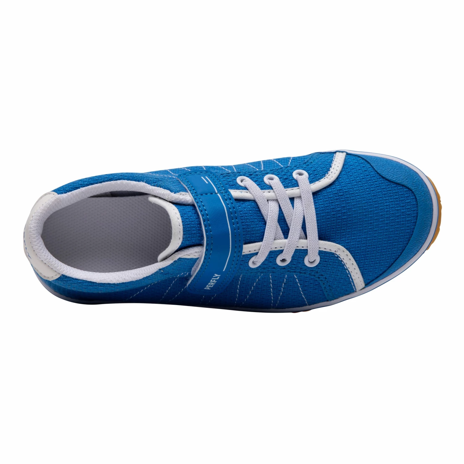 PERFLY JUNIOR BADMINTON SHOES BS 100 BLUE Electric blue/Snow white 6 PERFLY JUNIOR BADMINTON SHOES BS 100 BLUE Electric blue/Snow white - Image 6
