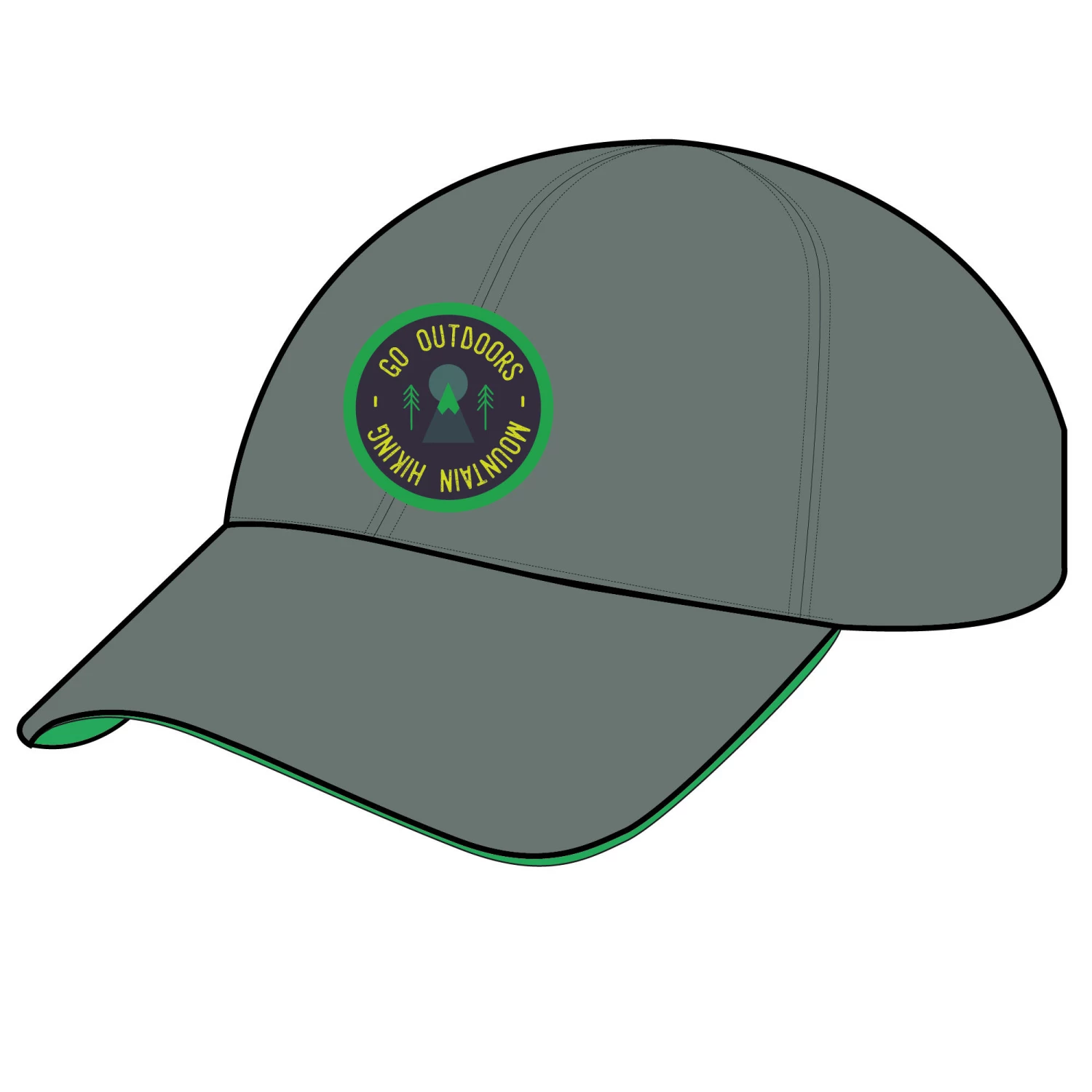 QUECHUA Kids' Hiking Cap MH100 Deep blue/Navy blue 2 QUECHUA Kids' Hiking Cap MH100 Deep blue/Navy blue - Image 2