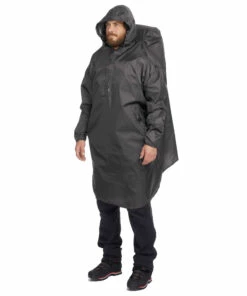 FORCLAZ Hiking Rain Poncho Arpenaz 40L Size L/XL BLACK 9 FORCLAZ Hiking Rain Poncho Arpenaz 40L Size L/XL BLACK -Artengo Kids Online Store k9e92f5d38af47f88cdcb9eeb863ecc07