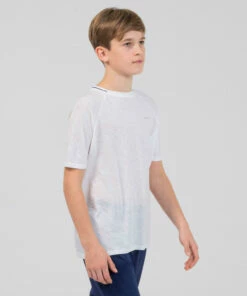 KALENJI KIPRUN Care Kids' running and athletics short-sleeved T-shirt Galaxy blue/Slate blue -Artengo Kids Online Store ka0f0413775b4733eea8fc2f5bb93a6be