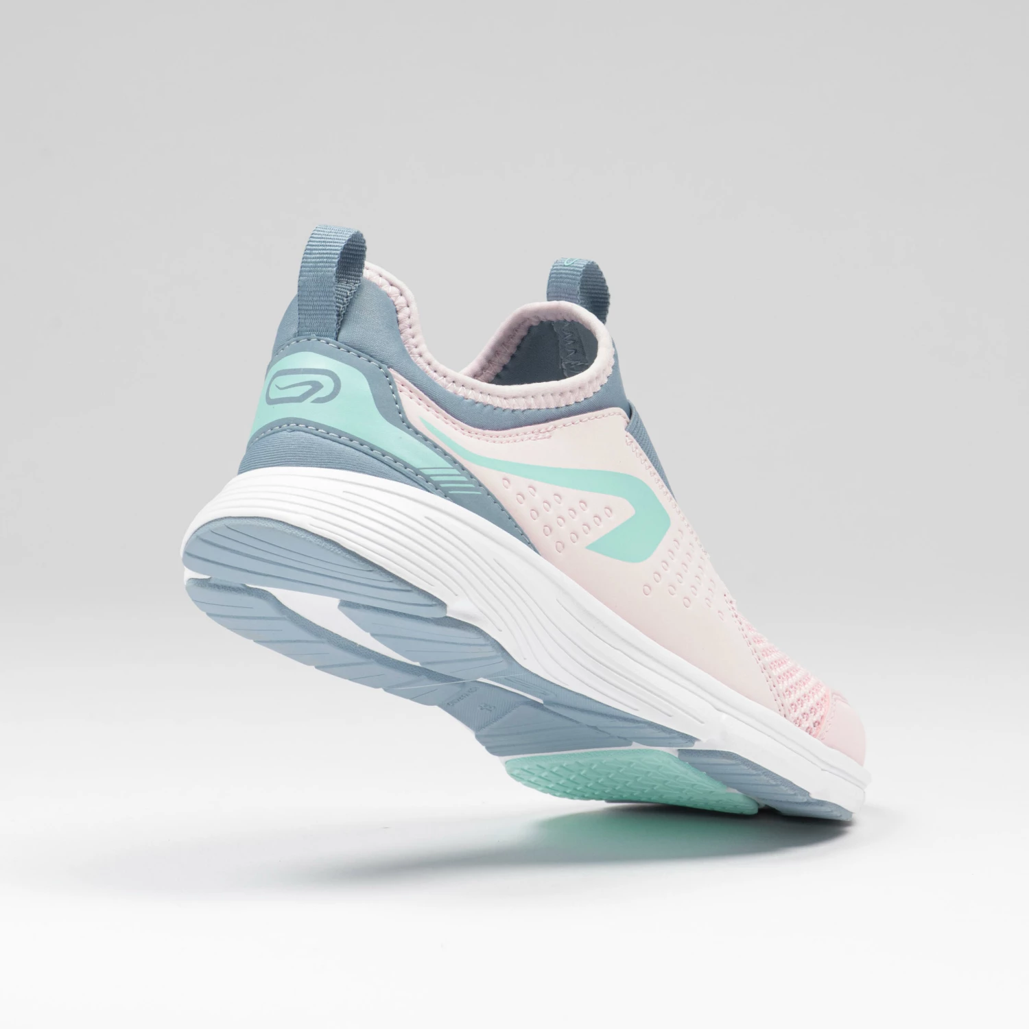 KALENJI KIDS' ATHLETICS SHOES Galaxy blue/Fluo lime 4 KALENJI KIDS' ATHLETICS SHOES Galaxy blue/Fluo lime - Image 4