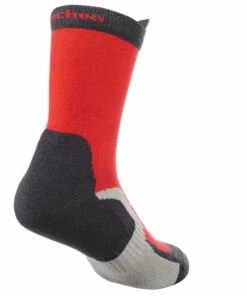 QUECHUA 2 pairs of children's mountain walking socks, high upper, crossocks Cherry red -Artengo Kids Online Store ka1e04a8574534aa1e76f392b28e21bf0