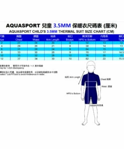 AQUASPORT Aquasport 3.5mm Thermal Suit BLUE 8 AQUASPORT Aquasport 3.5mm Thermal Suit BLUE -Artengo Kids Online Store ka28962293c04cce7c8d4748309220738