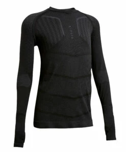 KIPSTA Keepdry 500 Kids' Base Layer BLACK
