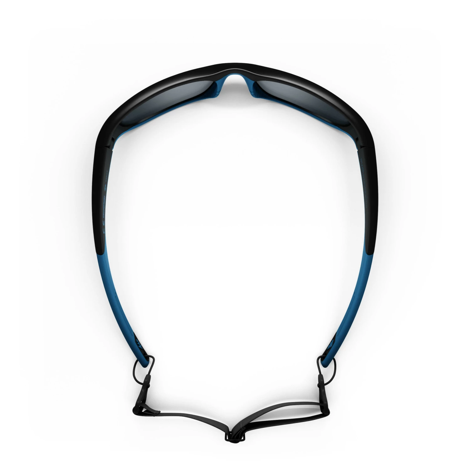 QUECHUA Kids Hiking Sunglasses BLACK/Electric blue 9 QUECHUA Kids Hiking Sunglasses BLACK/Electric blue - Image 9