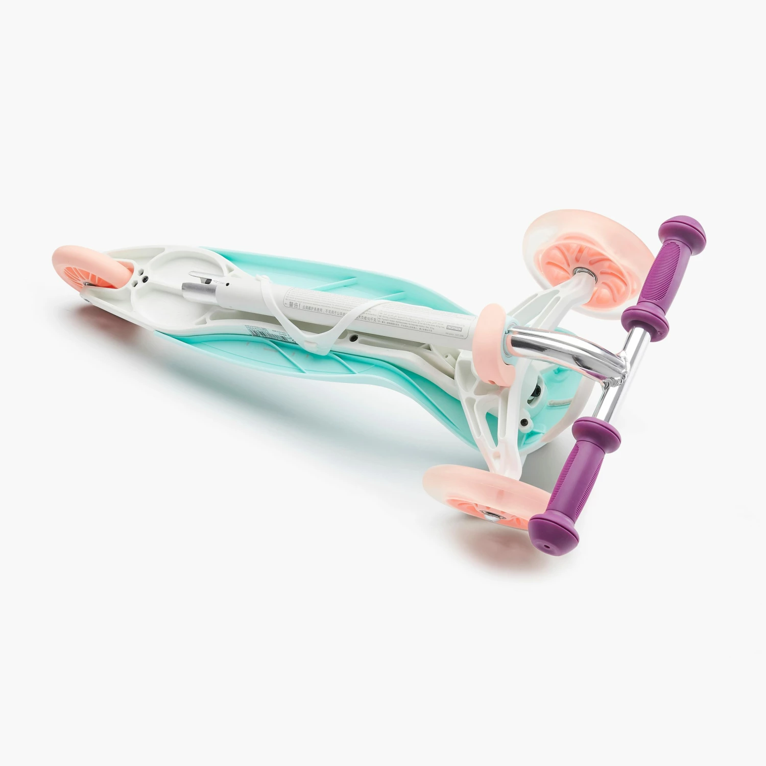 OXELO B1 500 V2 Kids' Scooter Daybreak yellow/LIGHT BLUE 5 OXELO B1 500 V2 Kids' Scooter Daybreak yellow/LIGHT BLUE - Image 5