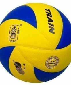 TRAIN Micro-Fiber PU Volleyball (Yellow/Blue) YELLOW