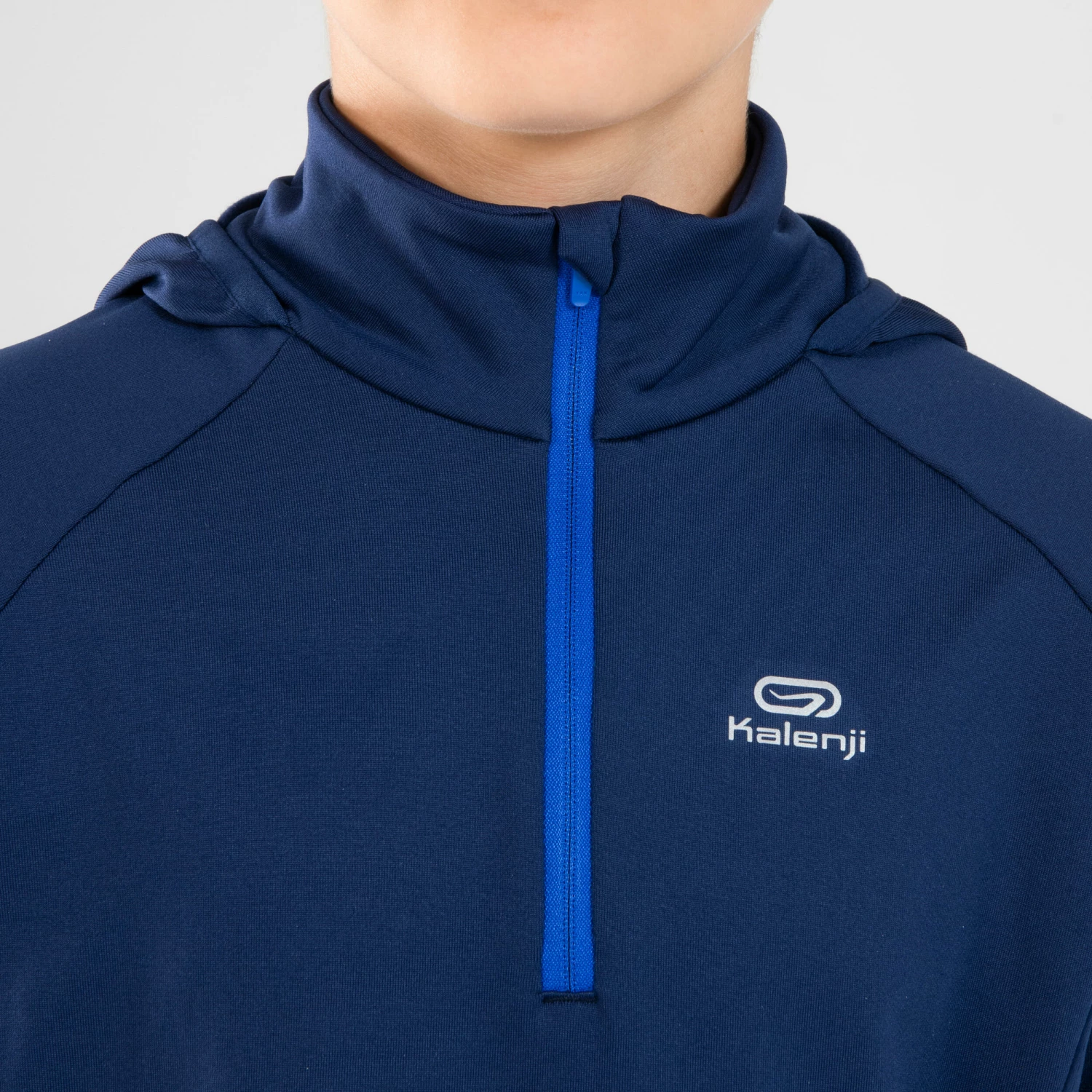 KALENJI AT 500 Kid's Athletics Long-Sleeved Cold Weather Jersey Galaxy blue/Bright indigo 6 KALENJI AT 500 Kid's Athletics Long-Sleeved Cold Weather Jersey Galaxy blue/Bright indigo - Image 6