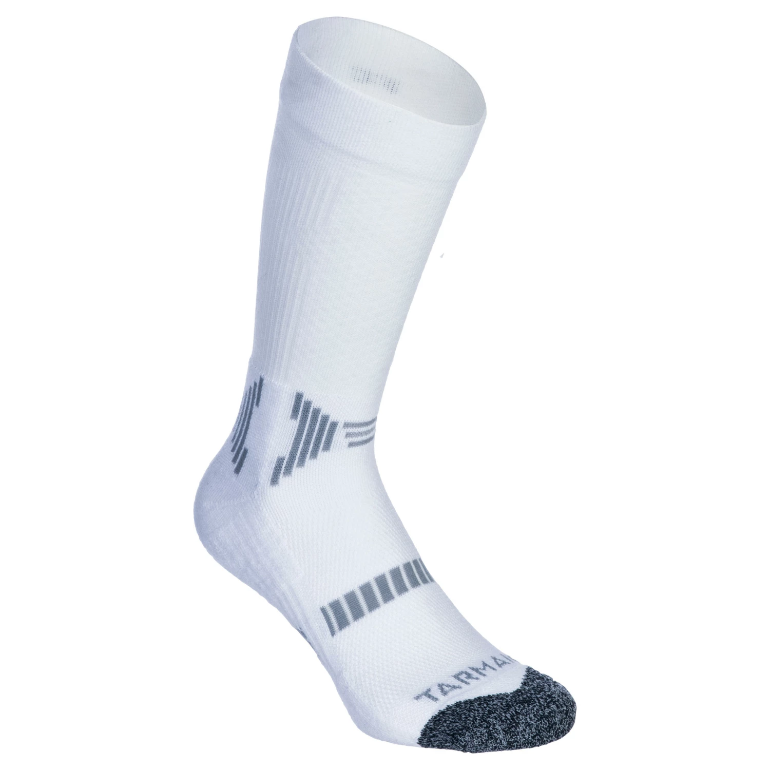 TARMAK Kids' Mid Basketball Socks For Intermediate Players Twin-Pack BLACK/Dark grey 3 TARMAK Kids' Mid Basketball Socks For Intermediate Players Twin-Pack BLACK/Dark grey - Image 3