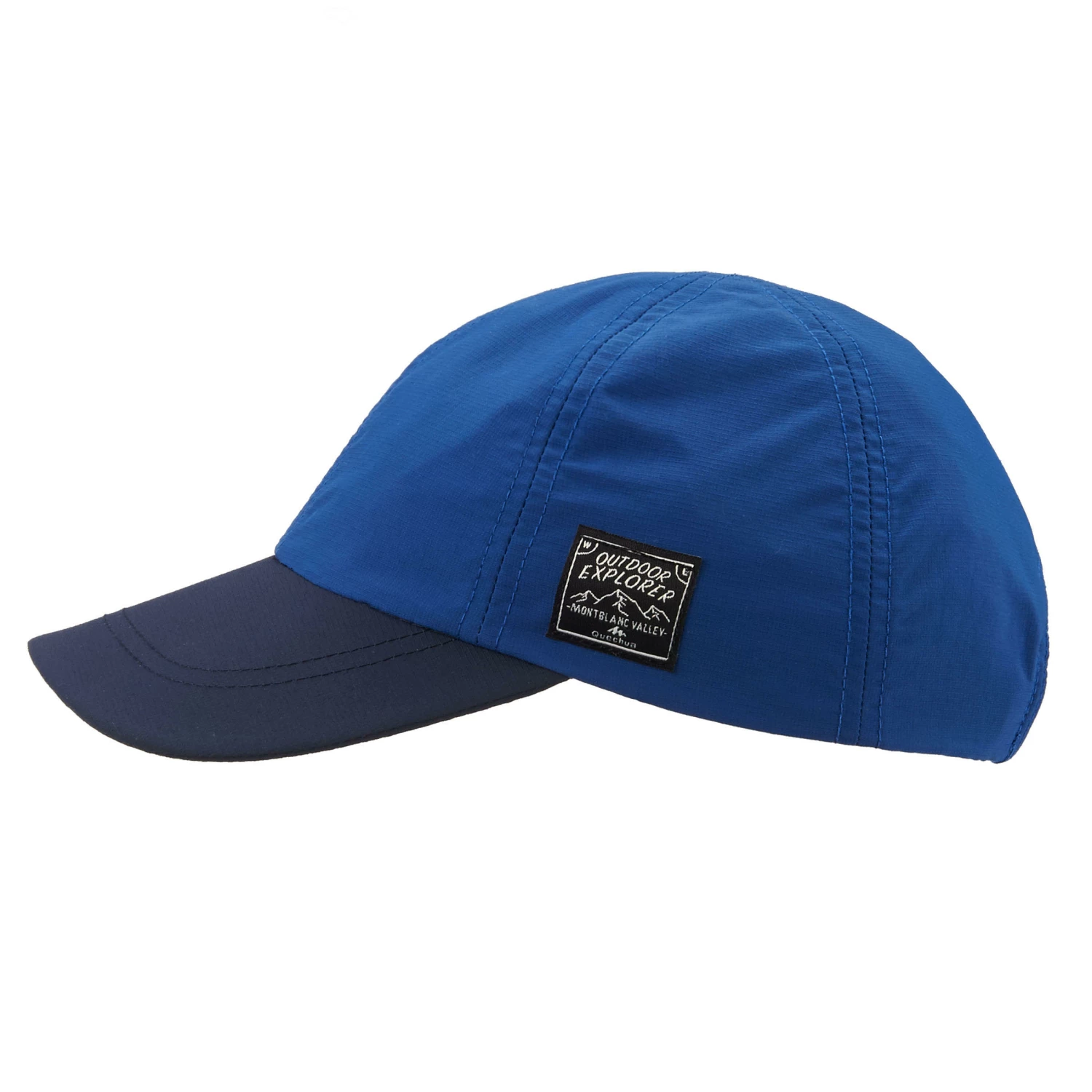 QUECHUA Kids' Hiking Cap MH100 Deep blue/Navy blue 4 QUECHUA Kids' Hiking Cap MH100 Deep blue/Navy blue - Image 4