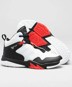 TARMAK Boys'/Girls' Intermediate Basketball Shoes SS500H Snow white/BLACK 12 TARMAK Boys'/Girls' Intermediate Basketball Shoes SS500H Snow white/BLACK -Artengo Kids Online Store kae79a8e406a76b7f93db1e0b52c1c4e9