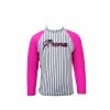 ARENA arena KIDS Swimwear STRIPE LONG SLEEVES SUN PROTECTION TOP WHITE
