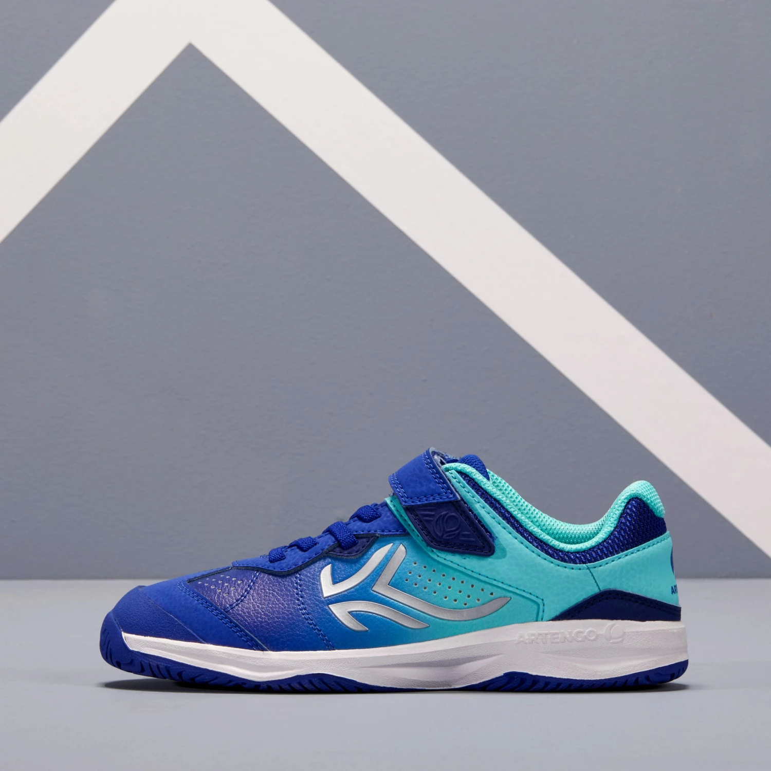 ARTENGO TS160 Kids' Tennis Shoes Snow white 8 ARTENGO TS160 Kids' Tennis Shoes Snow white - Image 8