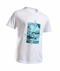 ARTENGO Kids' T-Shirt TTS100 Ace BLACK