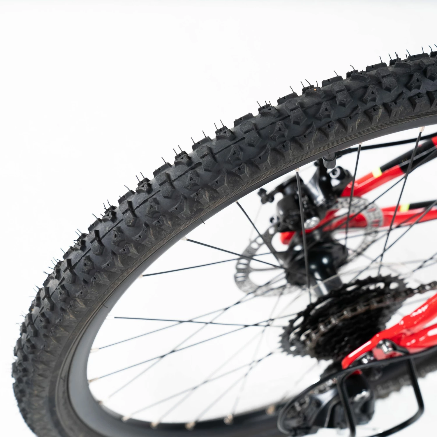 BTWIN 24" ST 900 Kid MTB Aluminium Bright red/BLACK/Fluo lime yellow 11 BTWIN 24" ST 900 Kid MTB Aluminium Bright red/BLACK/Fluo lime yellow - Image 11