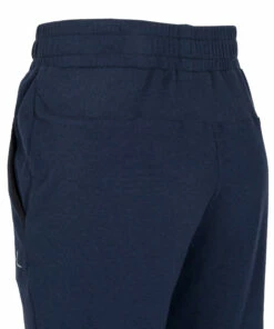 DOMYOS Boys' Wide Light Breathable Cotton Gym Bottoms 500 Navy blue/BLACK -Artengo Kids Online Store kb1cd79c87d6b7ccdd6ec876b0d978b90