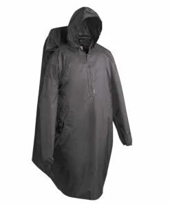 FORCLAZ Hiking Rain Poncho Arpenaz 40L Size L/XL BLACK