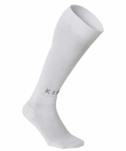 KIPSTA Kids' Football Socks F100 Snow white/Pewter