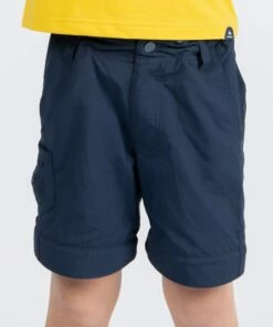 QUECHUA CN MH500 MODPANT KID BOY BLUE Navy blue