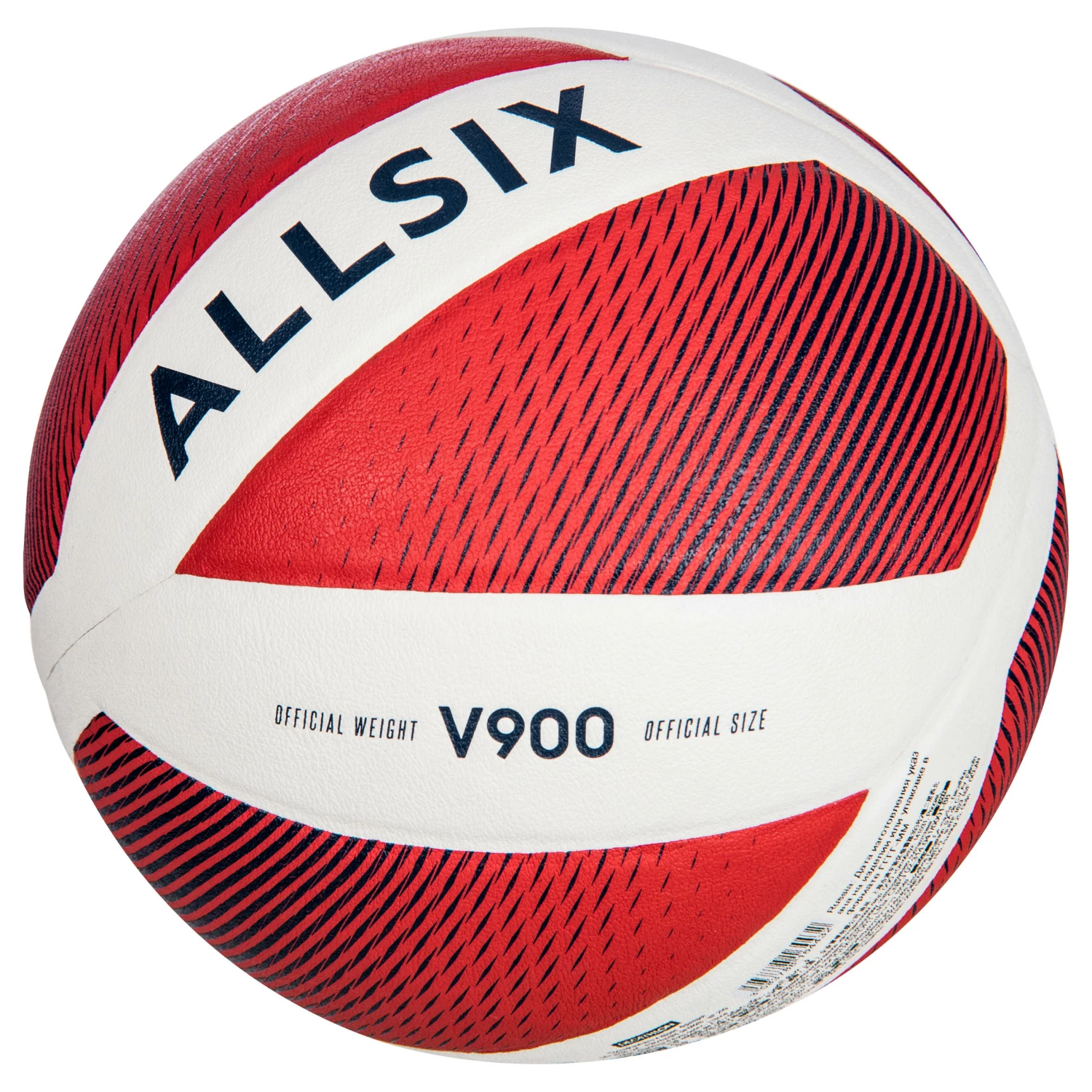 ALLSIX Volleyball V900 RED 1 ALLSIX Volleyball V900 RED