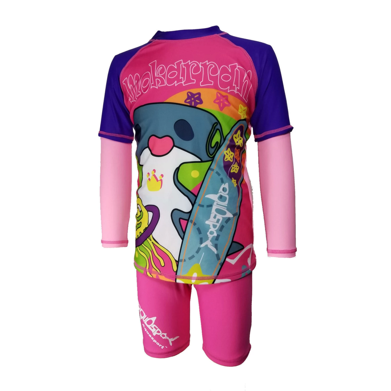 AQUASPORT Hammerhead Shark Sun Protection Long Sleeve 2 pcs Suit Purple 1 AQUASPORT Hammerhead Shark Sun Protection Long Sleeve 2 pcs Suit Purple