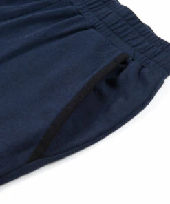 DOMYOS Boys' Wide Light Breathable Cotton Gym Bottoms 500 Navy blue/BLACK -Artengo Kids Online Store kb8571c175523c624a85afcb132690da0