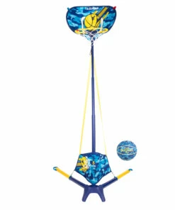 TARMAK Hoop 500 Easy Basketball Hoop Easy set-up (Ball Included) YELLOW/BLUE -Artengo Kids Online Store kbab7ea72627882b7cce9996d4e012a19