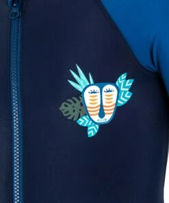 NABAIJI Boy's Swimming Wetsuit Swimsuit 100 Navy blue/Petrol blue -Artengo Kids Online Store kbb190046e8a5fadae784618b7179dd2e scaled