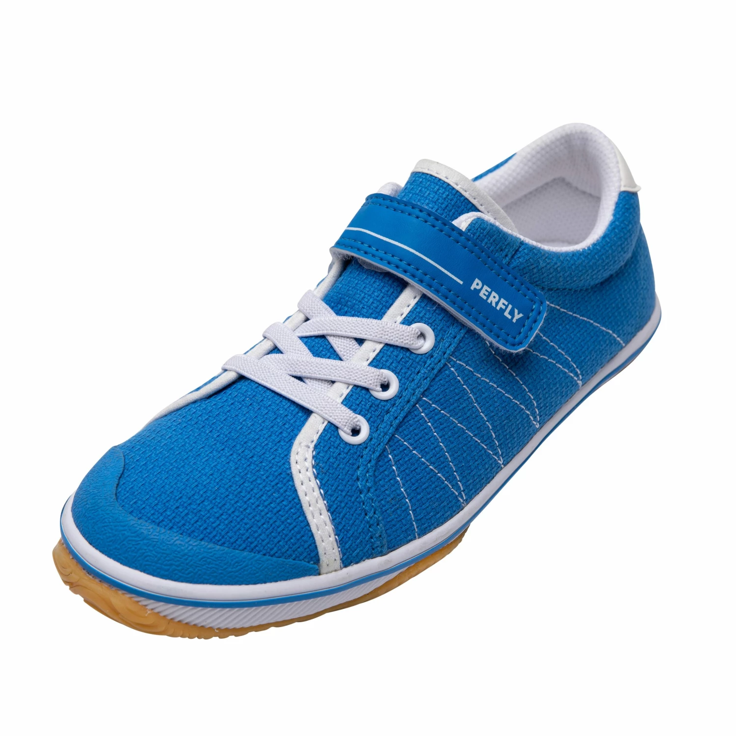 PERFLY JUNIOR BADMINTON SHOES BS 100 BLUE Electric blue/Snow white 10 PERFLY JUNIOR BADMINTON SHOES BS 100 BLUE Electric blue/Snow white - Image 10