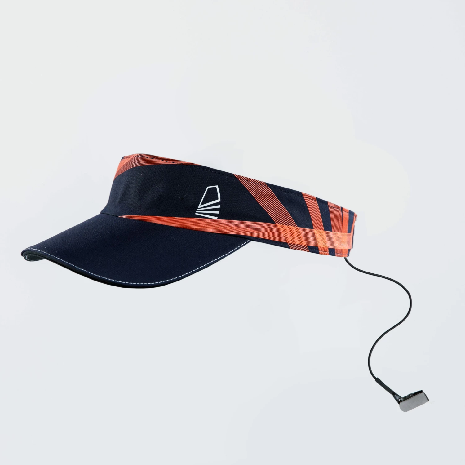TRIBORD Men's, Women's, Kids' Unisex Sailing Visor Sailing 500 Asphalt blue/BLACK/Fluo blood orange 1 TRIBORD Men's, Women's, Kids' Unisex Sailing Visor Sailing 500 Asphalt blue/BLACK/Fluo blood orange
