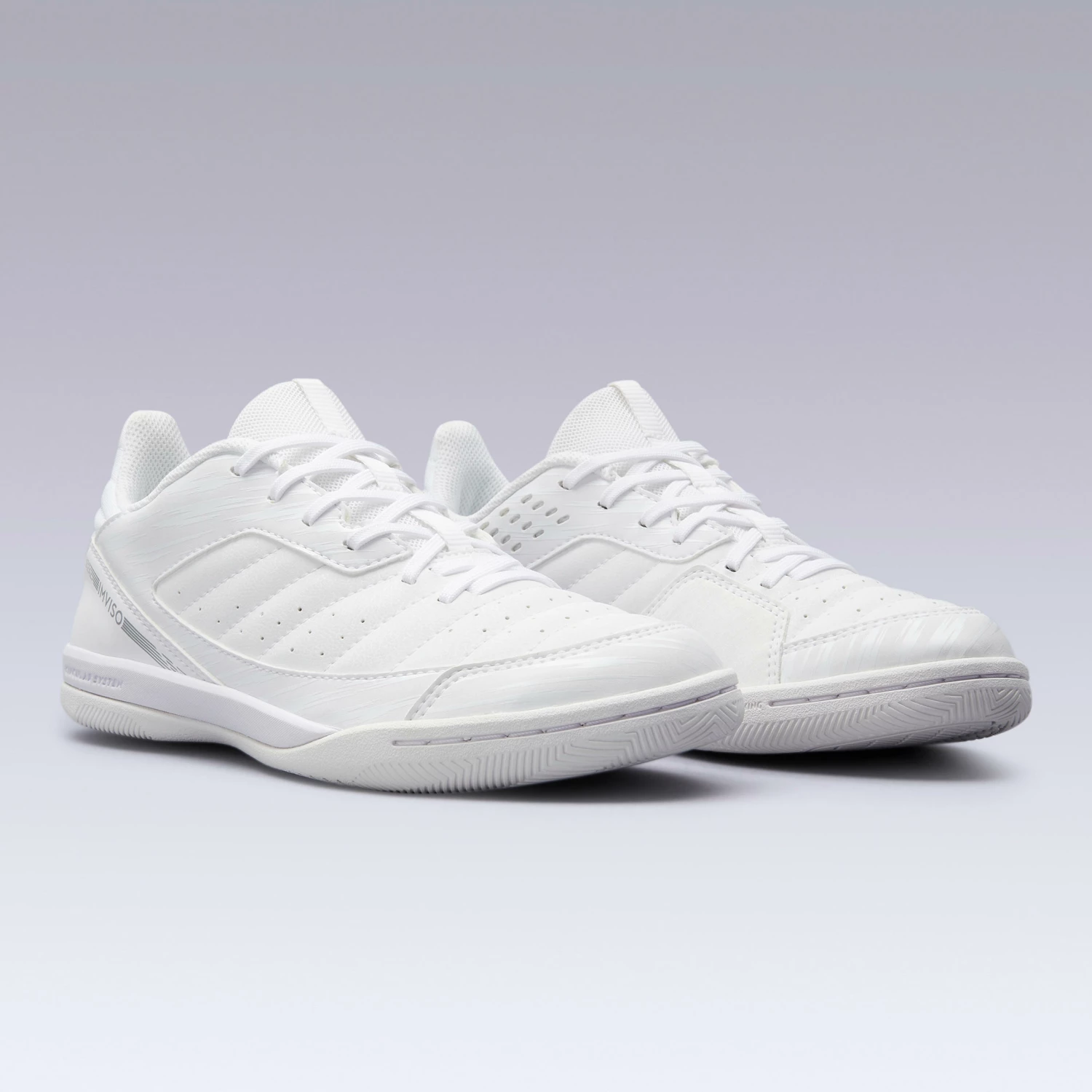 KIPSTA Eskudo 500 Kids' Futsal Boots Snow white/Snow white 6 KIPSTA Eskudo 500 Kids' Futsal Boots Snow white/Snow white - Image 6