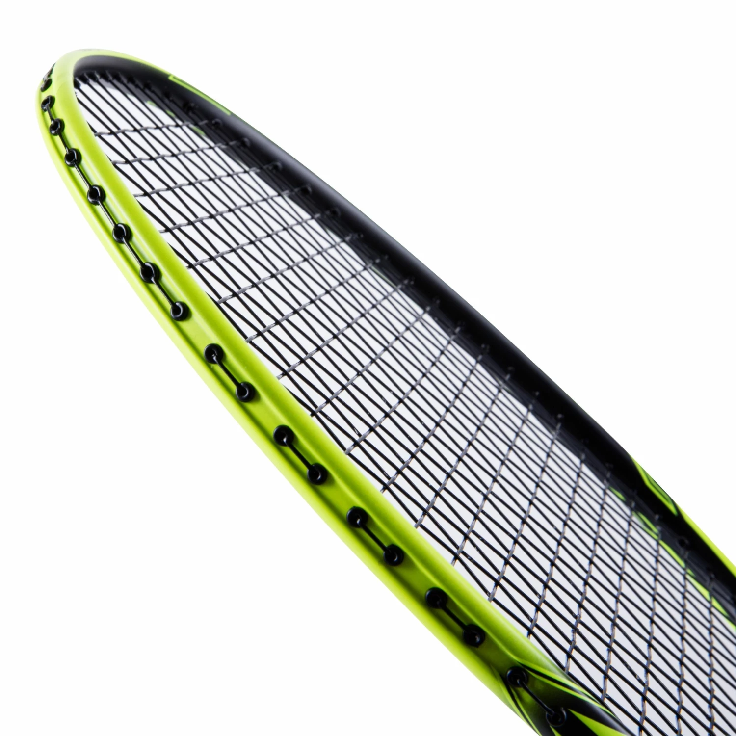 PERFLY JUNIOR BADMINTON RACKET BR 500 YELLOW BLACK/Fluo yellow 4 PERFLY JUNIOR BADMINTON RACKET BR 500 YELLOW BLACK/Fluo yellow - Image 4