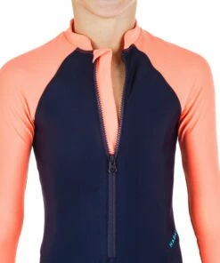 NABAIJI Wetsuit for Swimming combi swim coral Navy blue/Fluo peach -Artengo Kids Online Store kc1779b7b0c5395320ff5def13993e2d7 scaled