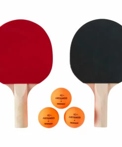 PONGORI PPR 100 Small Set of 2 Free Table Tennis Bats and 3 Balls Unique size