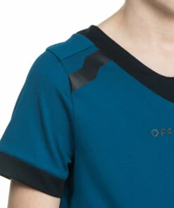 OFFLOAD Kids' Rugby Shirt R100 Petrol blue/Asphalt blue -Artengo Kids Online Store kc7c7dbf4dd2dc547bfdbd3a7b93ddd06