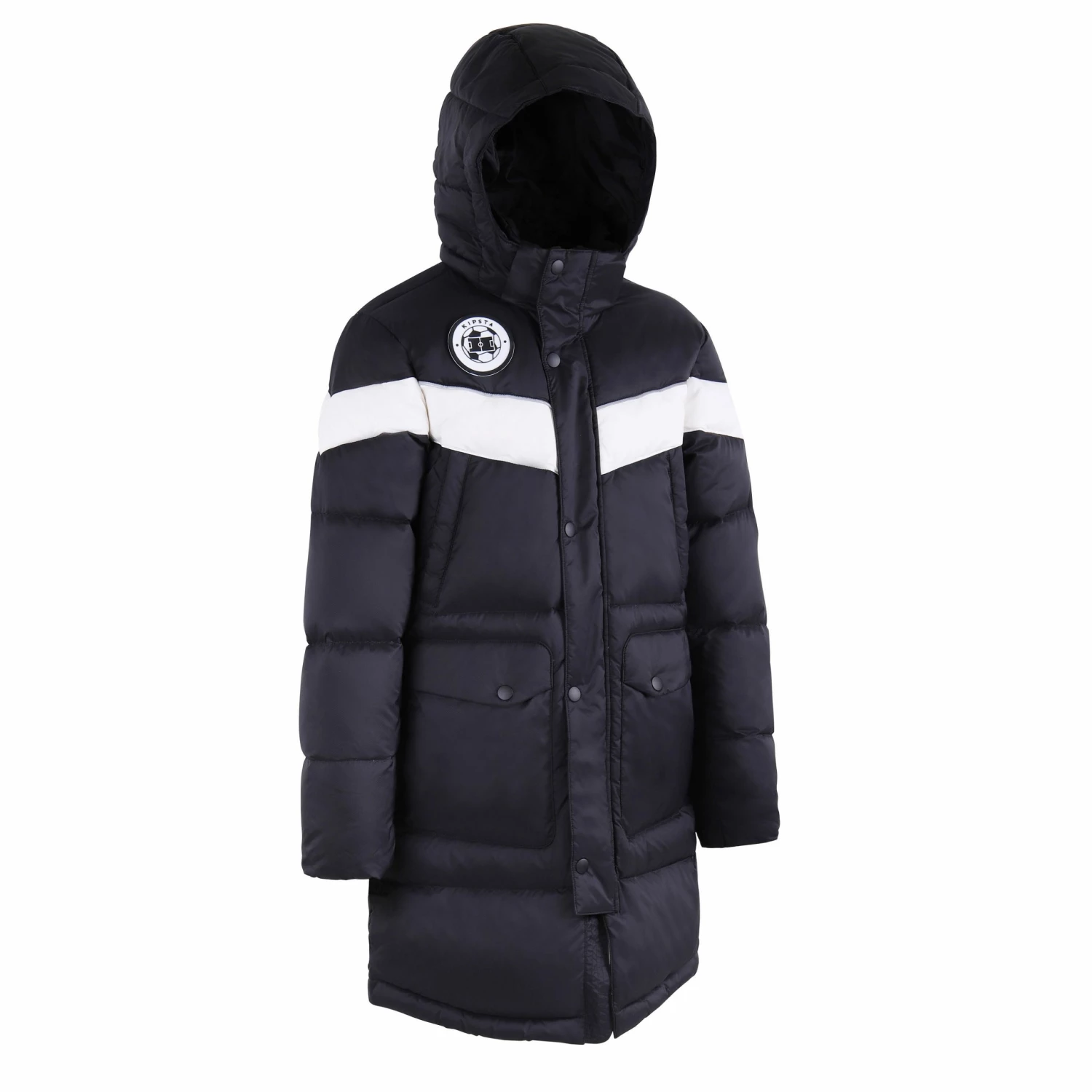 KIPSTA Junior's Teamsports Long Jacket 500CN Royal blue/Magnolia 1 KIPSTA Junior's Teamsports Long Jacket 500CN Royal blue/Magnolia