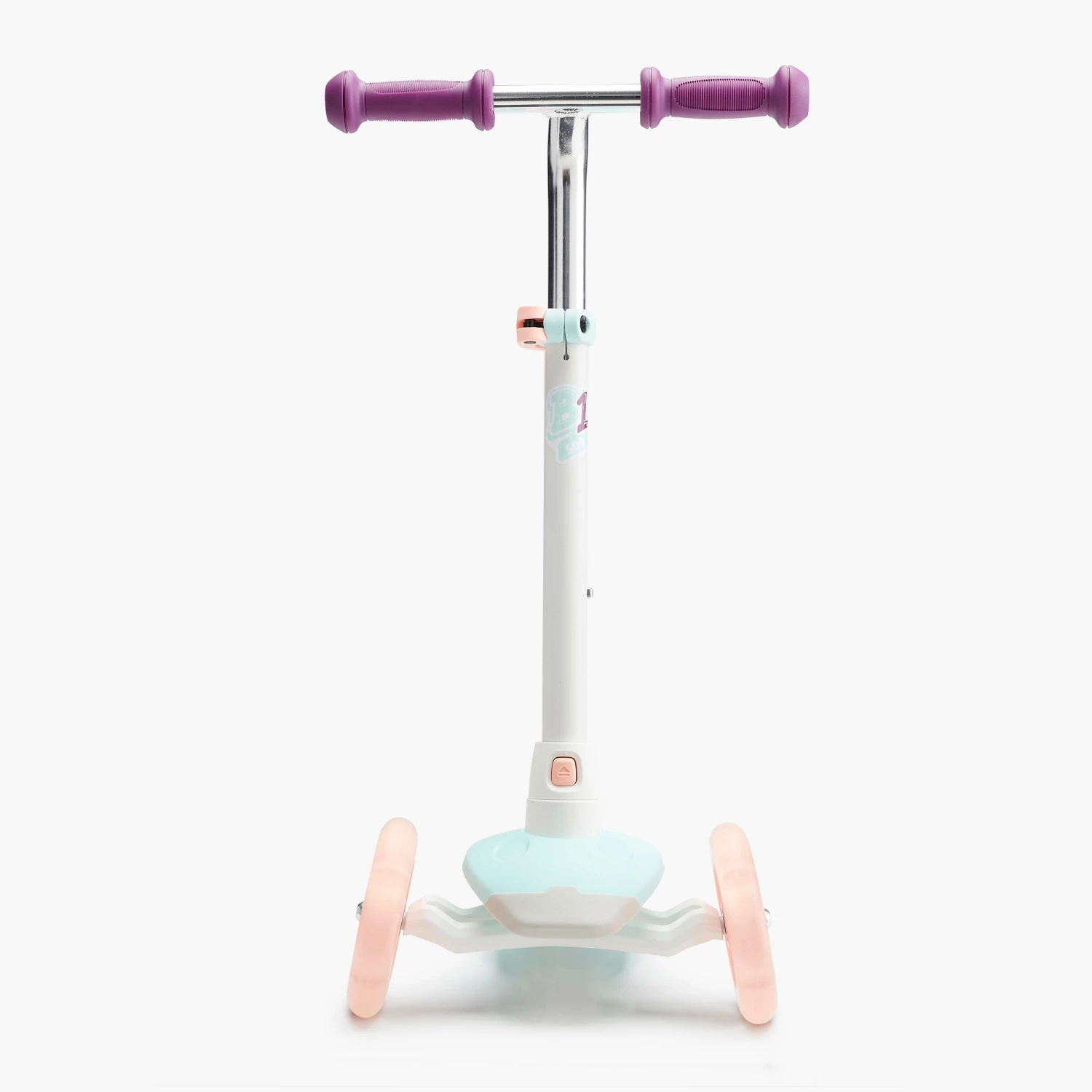 OXELO B1 500 V2 Kids' Scooter Daybreak yellow/LIGHT BLUE 4 OXELO B1 500 V2 Kids' Scooter Daybreak yellow/LIGHT BLUE - Image 4