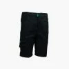QUECHUA Boy's SHORTS MH500 KID Carbon grey/Malachite green
